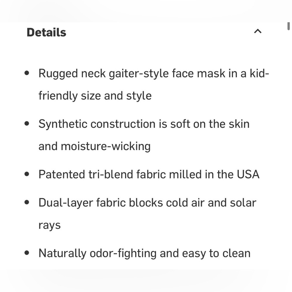 Blackstrap The Tube Dual Layer Facemask - Kids' Blue - Picture 5 of 14